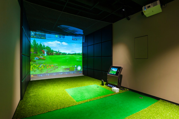 ライザップゴルフ名古屋栄店のシミュレーションゴルフ打席